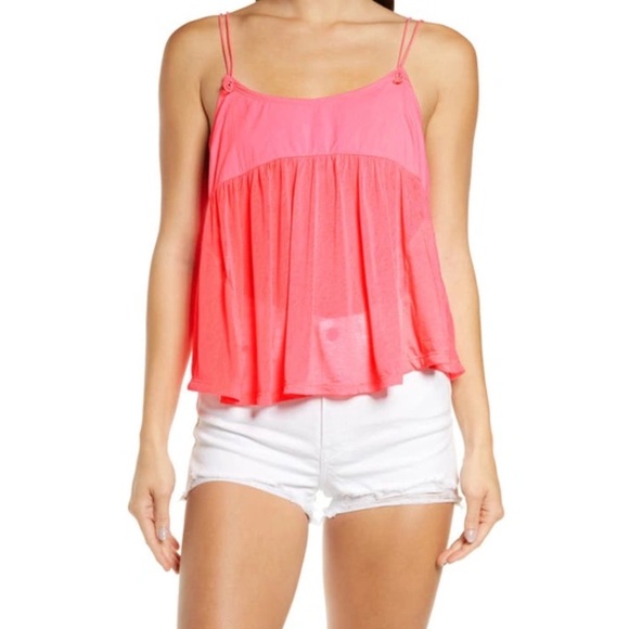 NWT Free People Movement Hot Pink Tank Top - Picture 3 of 10